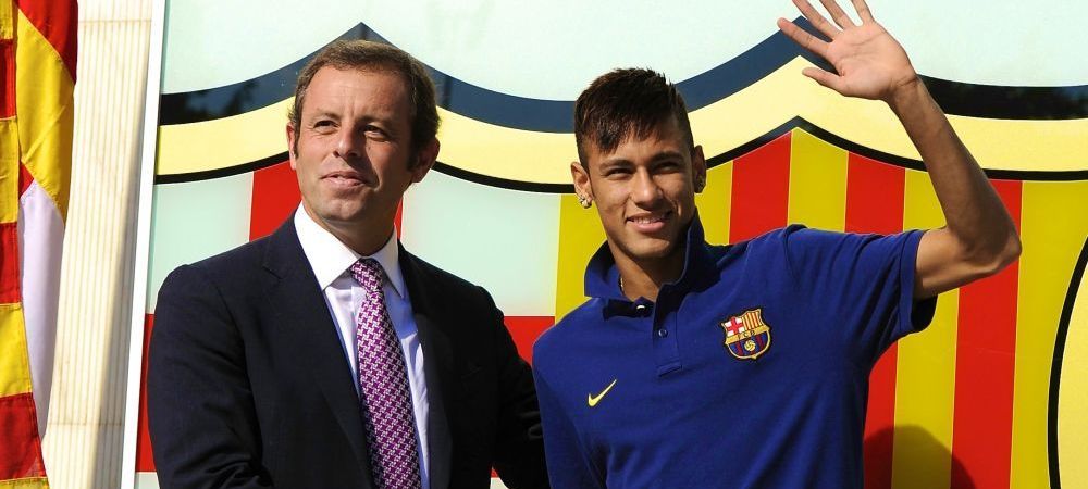 Sandro Rosell Barcelona Neymar