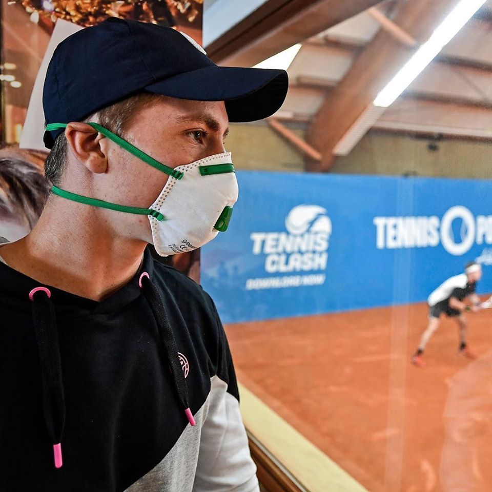 Tenis cu masca pe fata? Cum s-a jucat primul turneu amical in timpul pandemiei (GALERIE FOTO)_3