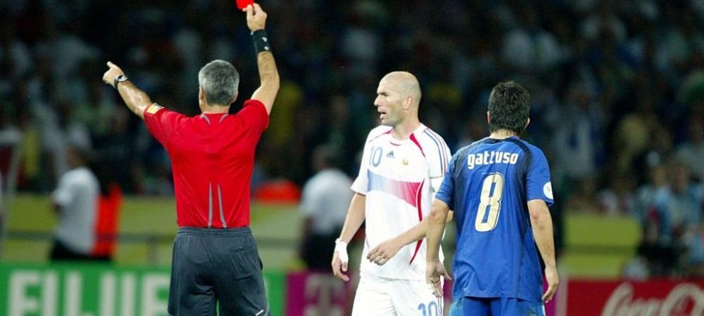 Marco Materazzi Campionatul Mondial Franta Italia Zinedine Zidane