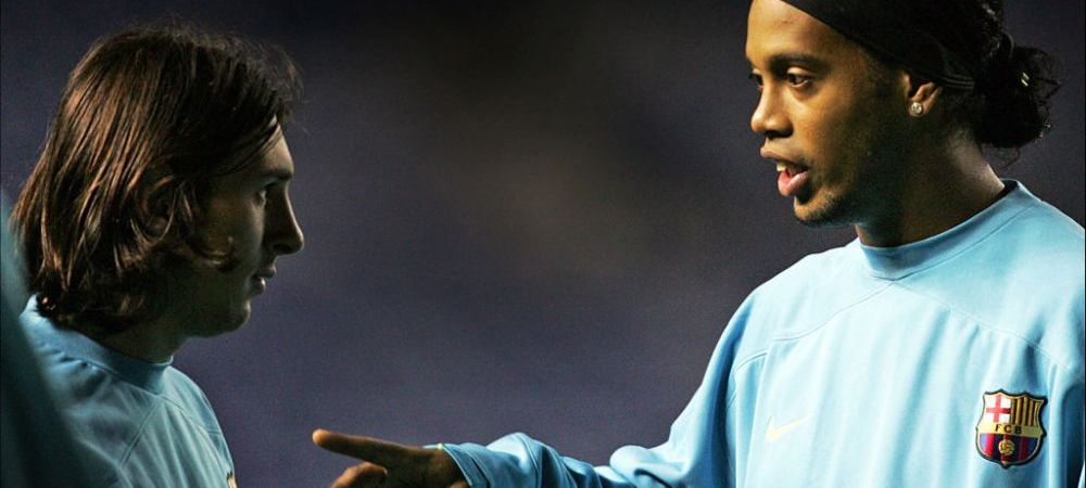 Ronaldinho Barcelona Champions League Manchester United PSG