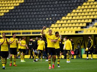 
	S-au dus si au APLAUDAT &quot;Zidul Galben&quot;! Erling Haaland a explicat gestul facut de jucatorii lui Dortmund la finalul meciului
