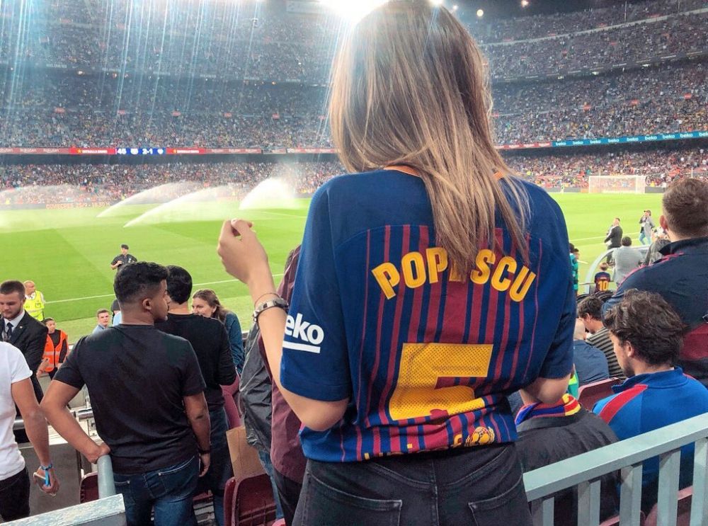 Fiica lui Gica Popescu s-a transformat intr-o diva: facultate la Barcelona, vacante in Dubai, weekenduri pe Camp Nou si in cluburi!_3