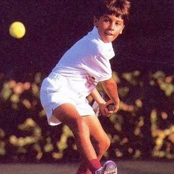 Federer: "Am inceput cu un vis ca intr-o zi voi ajunge in Top 100!" Cum aratau in copilarie cei mai bogati jucatori de tenis_7