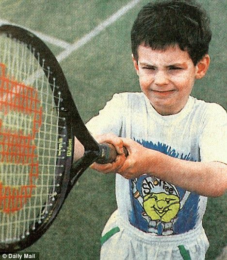 Federer: "Am inceput cu un vis ca intr-o zi voi ajunge in Top 100!" Cum aratau in copilarie cei mai bogati jucatori de tenis_5