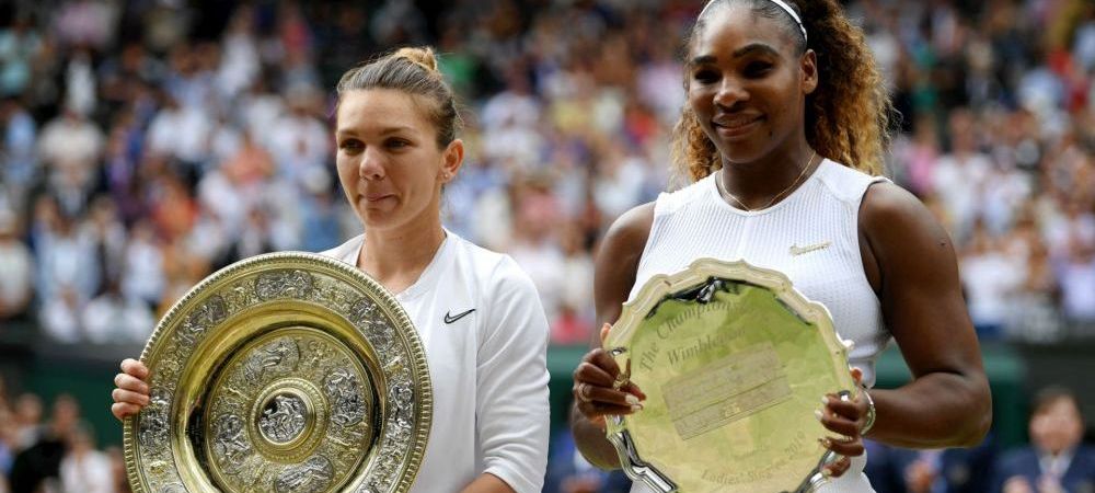 Simona Halep Patrick Mouratoglou Serena Williams Wimbledon 2019