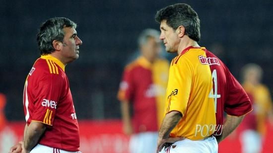 Gica Hagi Florin Andone Galatasaray Gica Popescu Mircea Lucescu