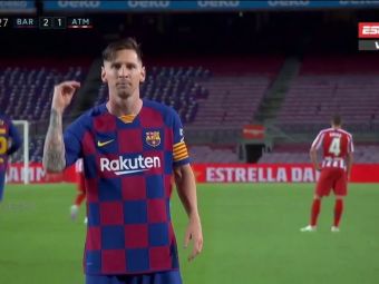 OOOOOOOOO, ce-a facuuut! Messi, aroganta de BALON DE AUR in fata lui Oblak! I-a dat SCARITA din penalty si a ajuns la 700 de goluri in cariera!