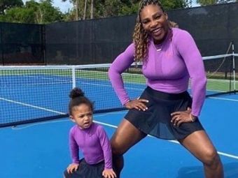 
	DINASTIA Williams se pune in miscare! Fiica de 2 ani a Serenei a intrat pe terenul de tenis si se descurca de MINUNE

