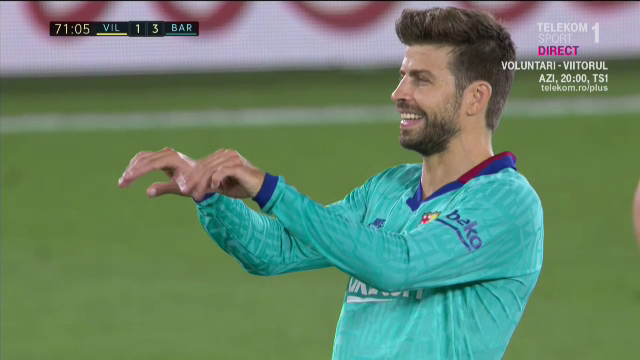 "Sunt jocurile facute!" Reactia INCREDIBILA a lui Pique dupa ce VAR i-a anulat un gol lui Messi! Fundasul a uitat TOT la final: "Nu-mi amintesc, nu stiu." :)_2