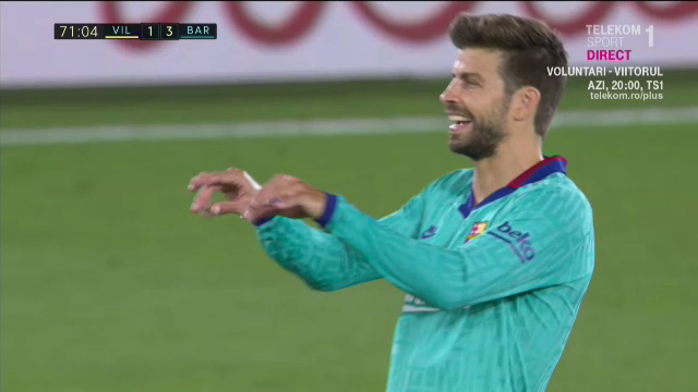 "Sunt jocurile facute!" Reactia INCREDIBILA a lui Pique dupa ce VAR i-a anulat un gol lui Messi! Fundasul a uitat TOT la final: "Nu-mi amintesc, nu stiu." :)_5