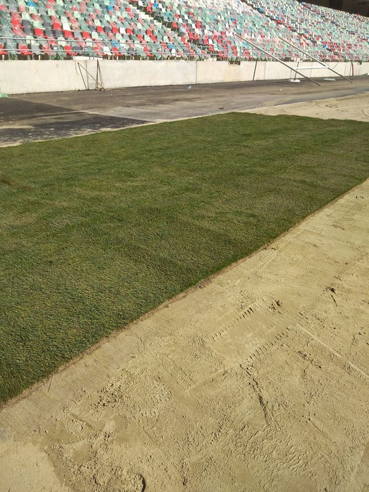 Se monteaza GAZONUL pe noua arena din Ghencea! GALERIE FOTO cu primele fire de iarba de pe SUPERBUL stadion_4