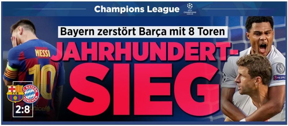 Barcelona Bayern Munchen Champions League