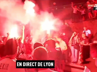 
	MII DE OAMENI in centrul orasului! Nebunie pe starzile din Lyon dupa calificarea in semifinalele Champions League
