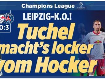 
	Bild: &quot;Tuchel s-a calificat usor... de pe scaunel!&quot; Reactii incredibile in presa dupa prima calificare a lui PSG in finala Champions League!
