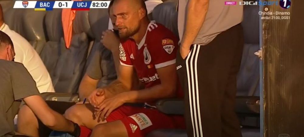 Gabi Tamas accidentare Liga a 2-a U Cluj