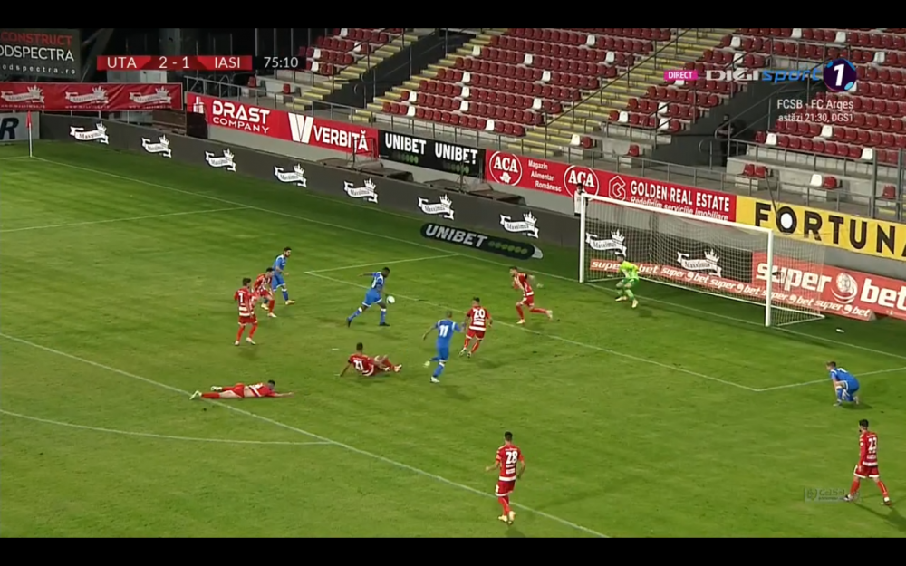 LIVETEXT: FC Hermannstadt - Politehnica Iași, 0-1, rezultat final.A înscris  Cristea din penalty