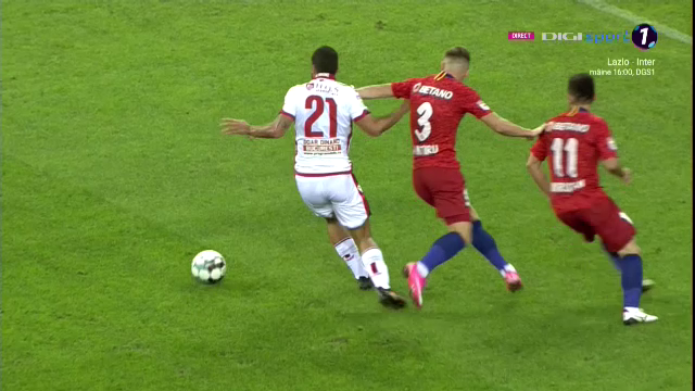 A fost sau nu prea?! Penalty controversat in FCSB - Dinamo! Pantiru a pus mana in fata lui Gonzalez, iar Radu Petrescu a dat 11 metri_1