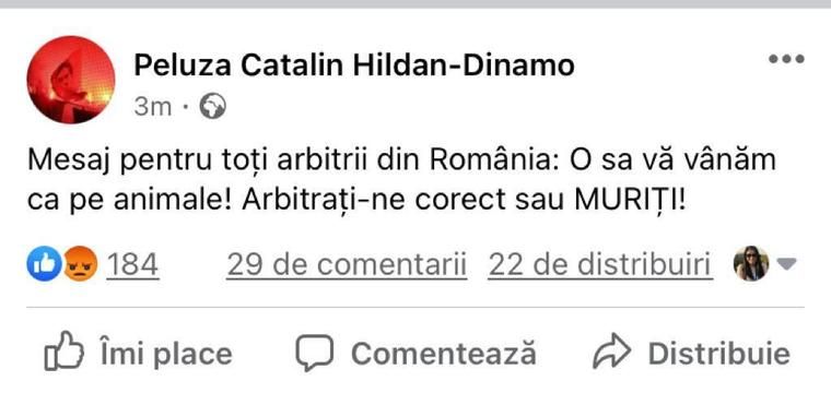 HALUCINANT! Fanii lui Dinamo, amenintari incredibile: "O sa va vanam ca pe animale! Arbitrati-ne corect sau MURITI!"_1