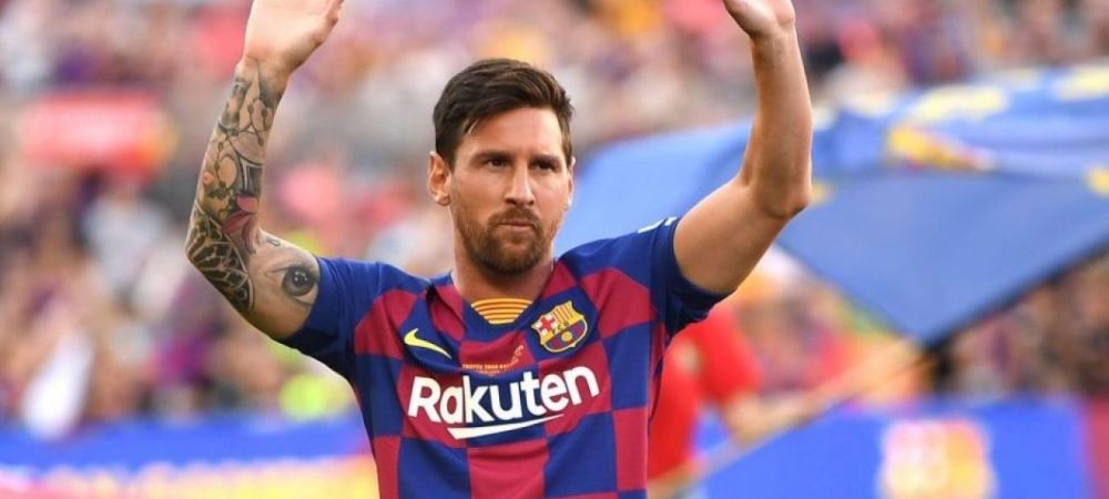 Lionel Messi Barcelona Sergino Dest
