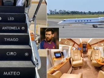 
	Leo Messi si-a folosit AVIONUL personal pe post de &quot;TAXI&quot; pentru colegii de nationala. Cum arata &quot;MINUNEA&quot; de 13 milioane de euro
