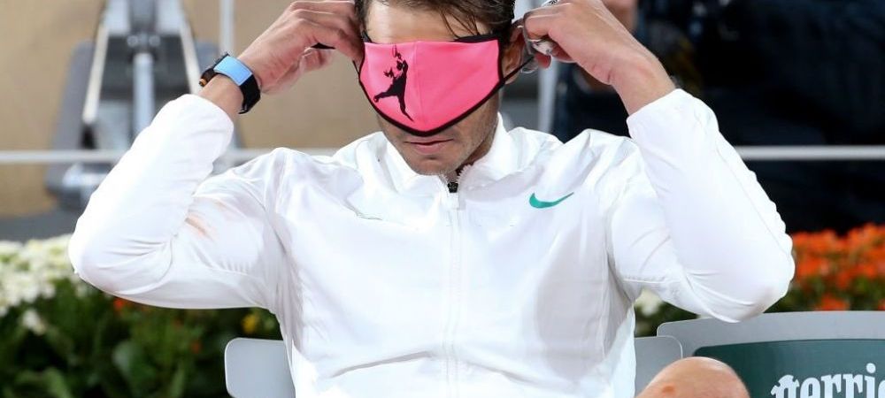 rafael nadal masca de protectie Roland Garros 2020
