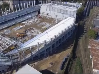 
	Arena din Giulesti prinde contur! Imagini SPECTACULOASE cu noul stadion al rapidistilor
