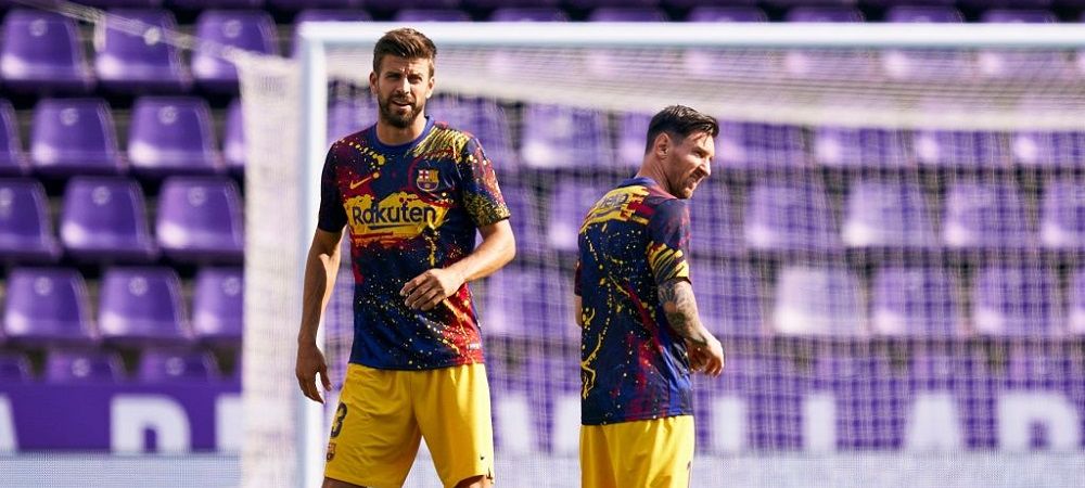 Barcelona Gerard Pique la liga messi