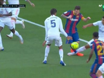
	TOATA PLANETA Barcelona a sarit in aer si a cerut penalty dupa atacul lui Casemiro la Messi! VAR a spus ca nu e NIMIC. Ce s-a intamplat
