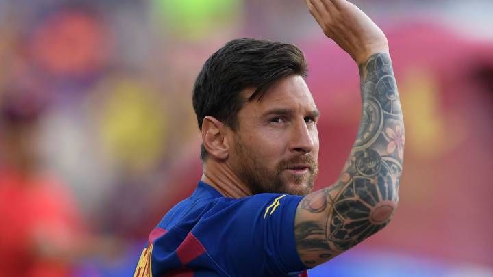 Lionel Messi Barcelona Carles Puyol Victor Font Xavi Hernandez