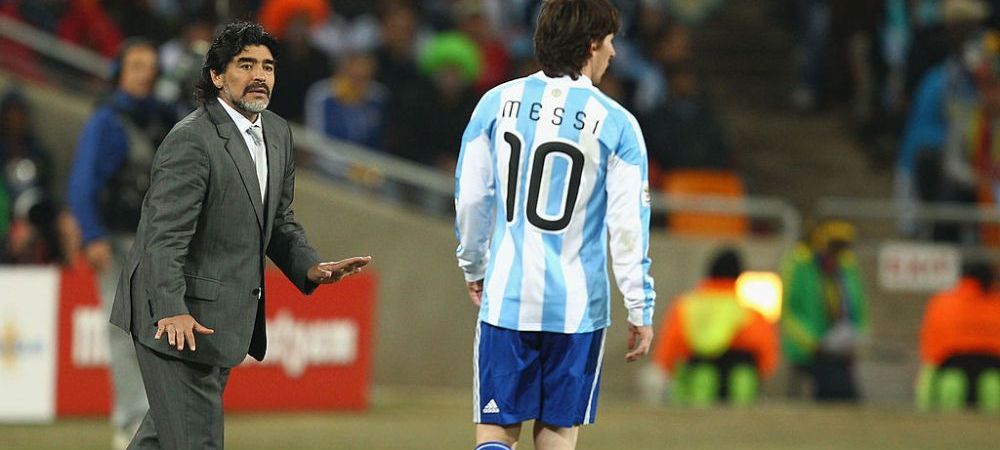 Leo Messi Barcelona Diego Armando Maradona