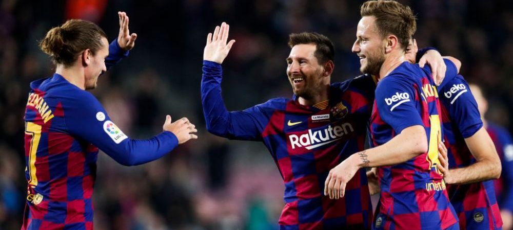 Barcelona Antoine Griezmann Ivan Rakitic Leo Messi