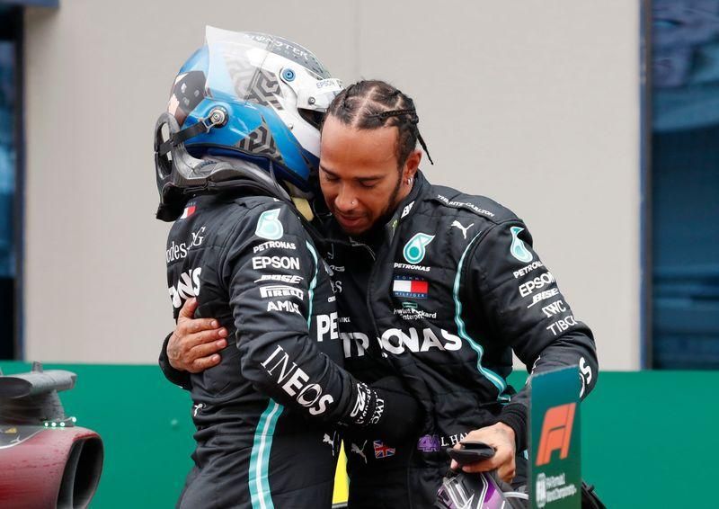 FOTO | Lewis Hamilton, moment ISTORIC in Formula 1! A castigat al 7-lea titlu mondial si l-a egalat pe Michael Schumacher: lacrimi in ochii pilotului britanic_2