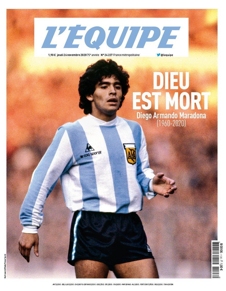 Ce scrie presa internationala despre moartea lui Diego Maradona! "Acum e in mainile lui Dumnezeu!" Englezii nu au uitat de momentul semifinalei din 1986!_4