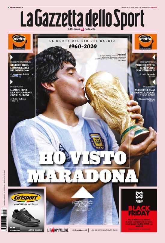 Ce scrie presa internationala despre moartea lui Diego Maradona! "Acum e in mainile lui Dumnezeu!" Englezii nu au uitat de momentul semifinalei din 1986!_8