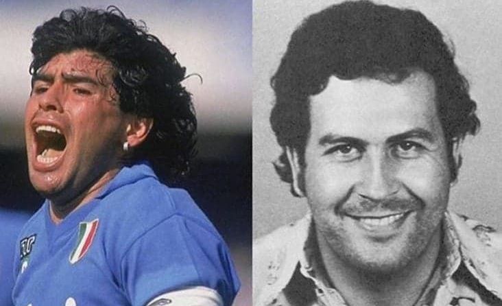 Diego Armando Maradona Pablo Escobar