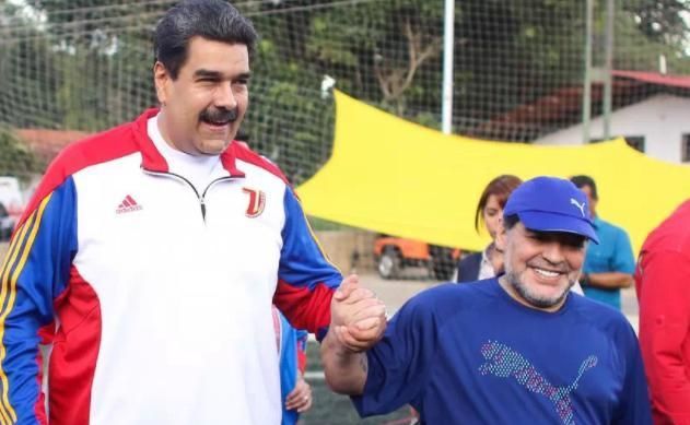 Diego Armando Maradona che guevara fidel castro hugo chavez Nicolas Maduro