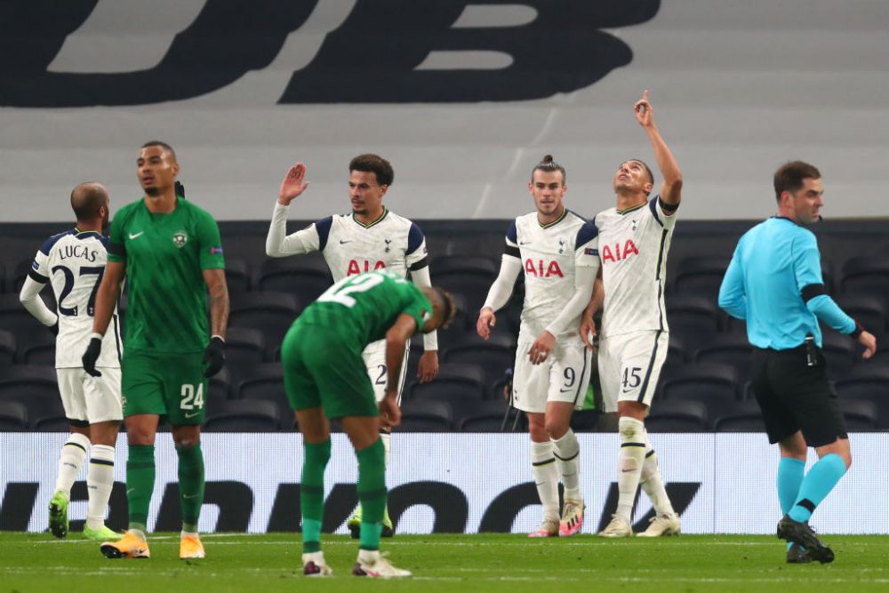 Spectacol al echipei lui Mourinho in fata romanilor: Tottenham 4-0 Ludogorets | Slavia s-a impus cu 3-1 la Nice! | Patru echipe s-au calificat in primavara europeana_7