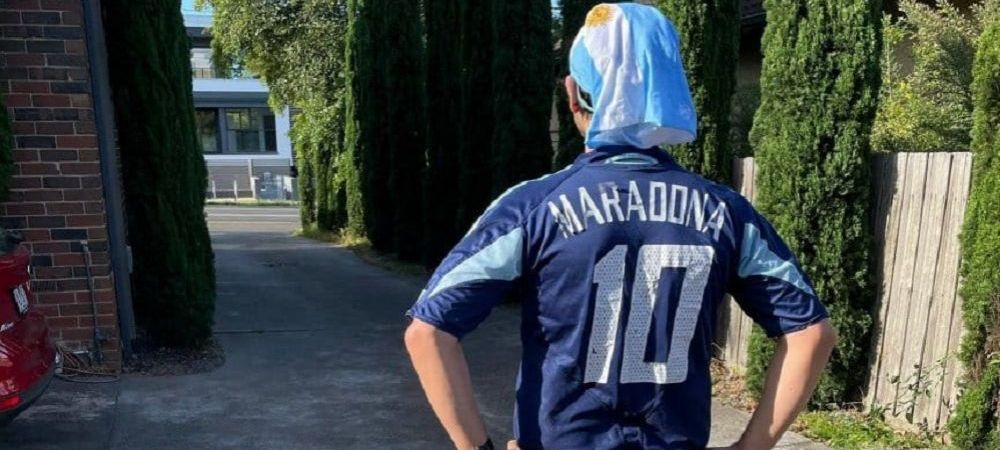 maradona Australia Diego Armando Maradona fan omagiu