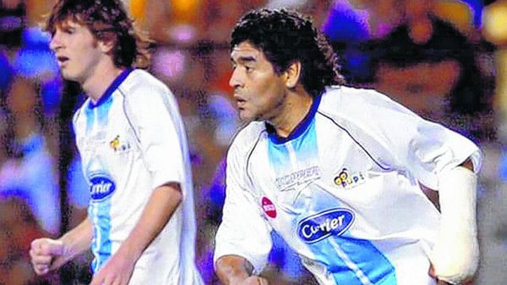 Lionel Messi Diego Armando Maradona