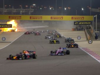 
	Accident HORROR in Formula 1!&nbsp;VIDEO cum a scapat Grosjean dupa ce masina a luat foc si s-a rupt in doua
