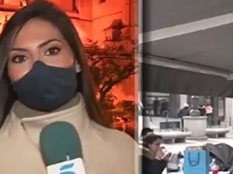 
	VIDEO Nimeni n-a inteles ce s-a intamplat! Jurnalista care a intrat in PANICA din senin si a DISPARUT din cadru. Ultimele sale cuvinte
