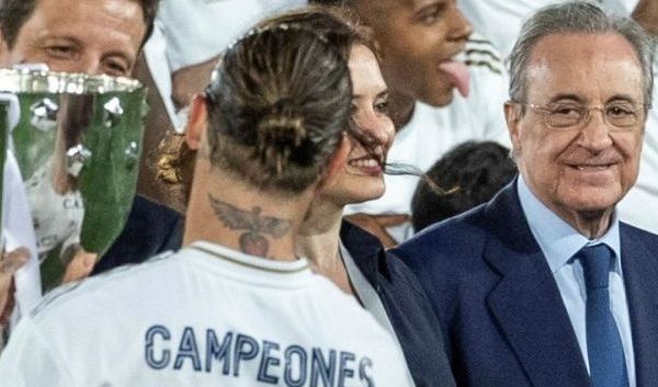 Sergio Ramos Florentino Perez Real Madrid