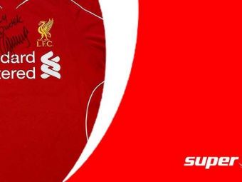 
	Un SUPERCADOU de Craciun pentru colectia ta: tricou Liverpool semnat de o SUPERVEDETA. Ce trebuie sa faci pentru a-l castiga
