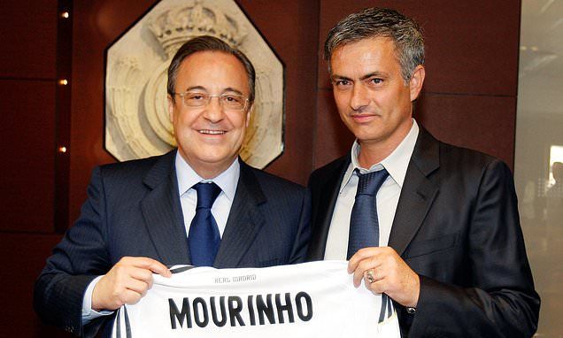 Real Madrid Florentino Perez Jose Mourinho Luka Jovic Tottenham