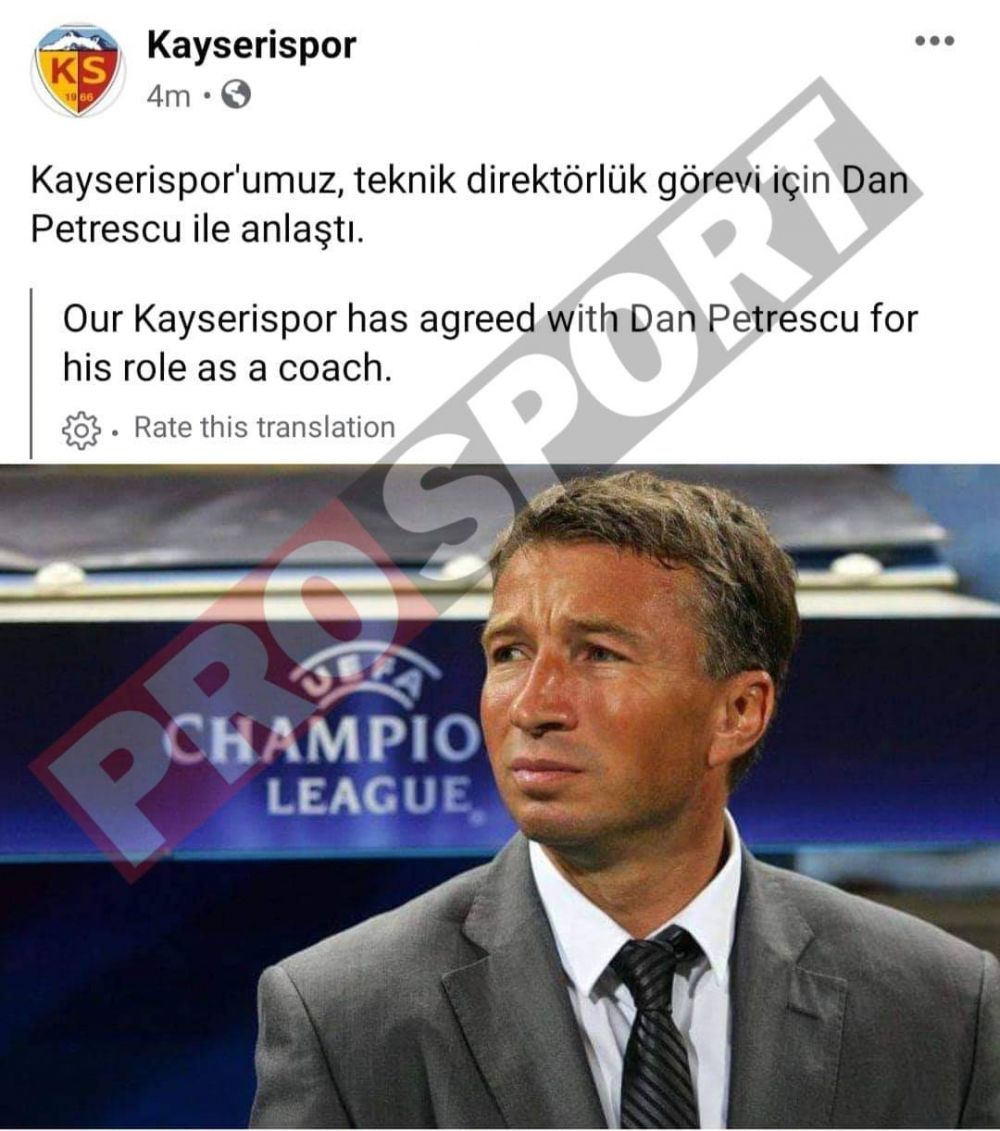 Detalii DE SENZATIE din contractul lui Petrescu cu Kayserispor! Cati bani va incasa fostul antrenor al campioanei Romaniei_2