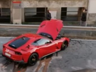 
	Si-a lasat Ferrari-ul la SPALATORIE si l-a luat inapoi in BUCATI. Cum s-a intamplat DEZASTRUL si cine e vedeta PAGUBITA
