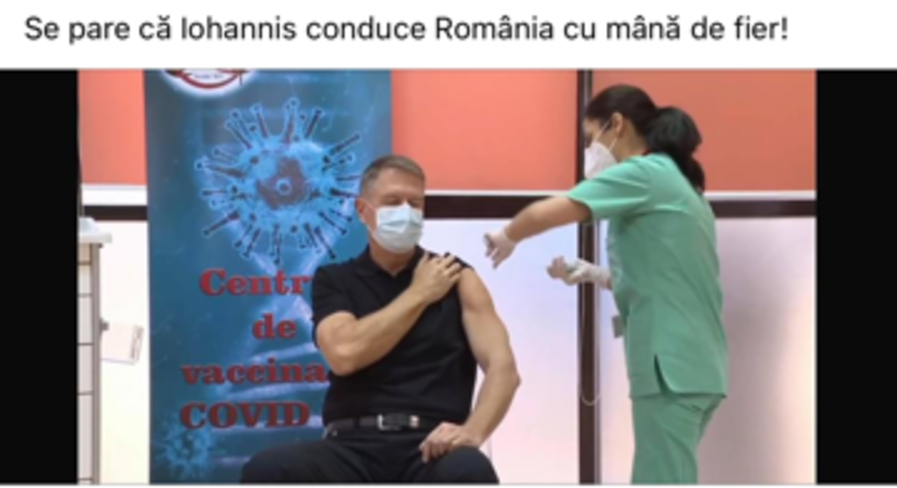 "Brandu' de tara!" :)) Cele mai tari glume aparute pe net dupa ce Iohannis a facut senzatie cu fizicul sau la vaccinare_5