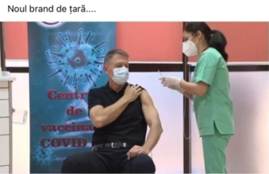 "Brandu' de tara!" :)) Cele mai tari glume aparute pe net dupa ce Iohannis a facut senzatie cu fizicul sau la vaccinare_6
