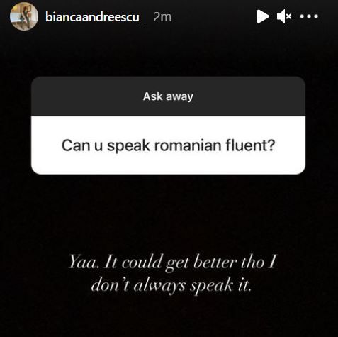 "Stii sa vorbesti fluent romana?" | Ce a raspuns Bianca Andreescu la intrebarea incomoda pusa de un fan _2