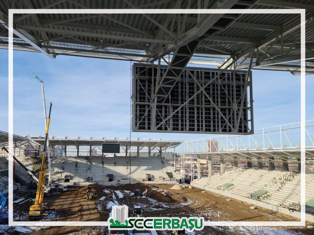 Noi imagini cu BIJUTERIA de 33.5 de milioane de euro din Giulesti! Stadionul e aproape de finalizare. Au fost montate tabelele_3